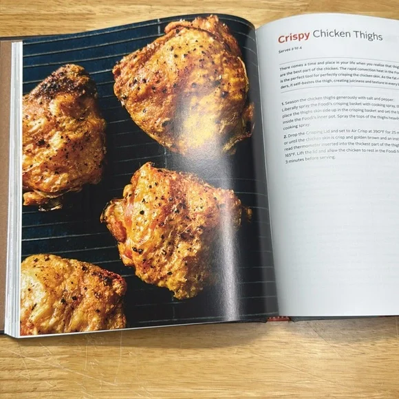 New to Posh B 🍗 | Ninja Foodi Pressure Cooker Cookbook - Black and Red HardCover - Picture 5 of 5